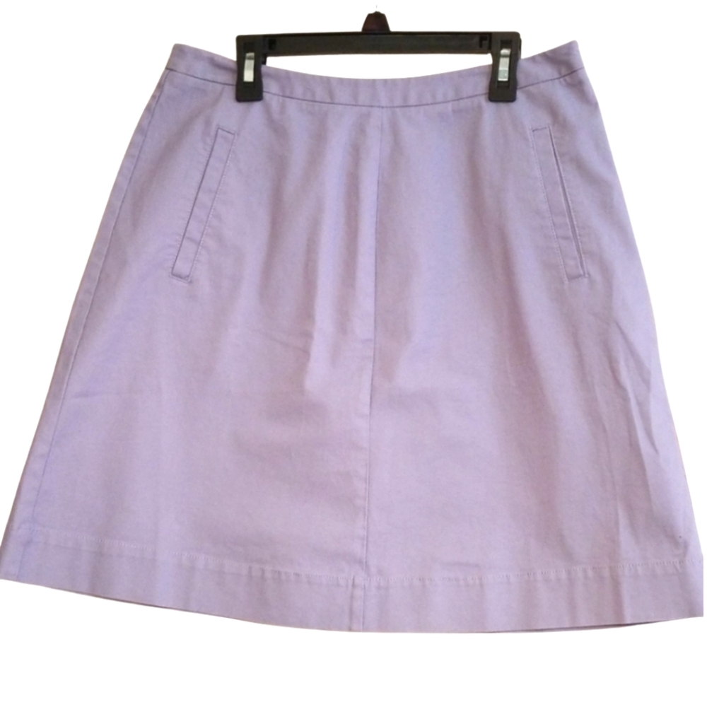 Boden Periwinkle Pocketed A-Line Short Skirt Size 6